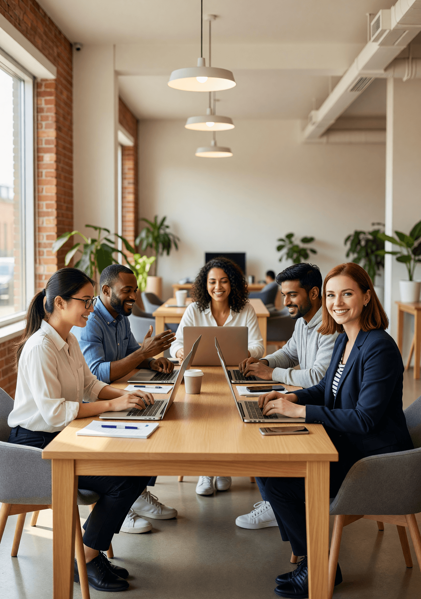 Freelancers collaborating