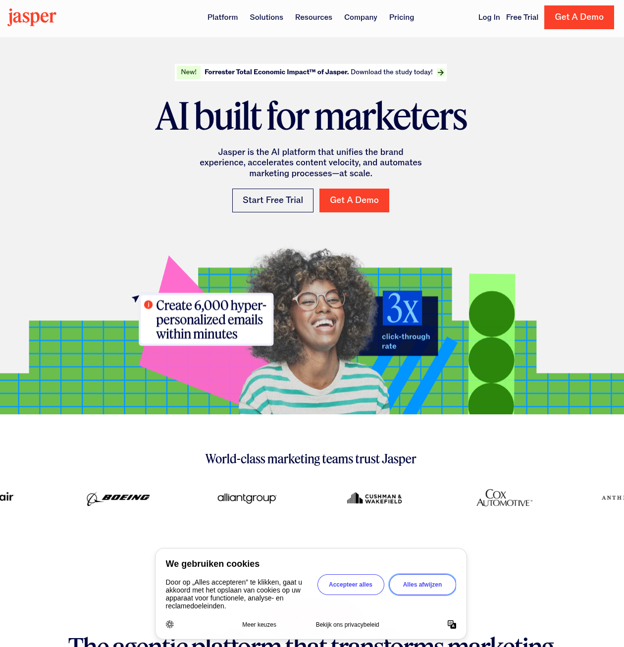 jasperai landingspage