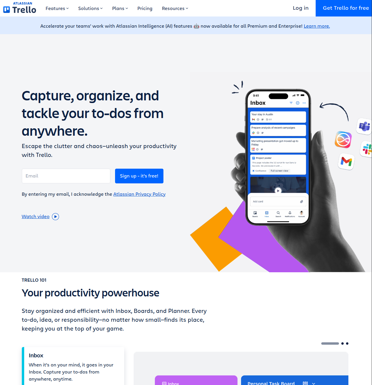 Trello + Butler Automation Landingpages