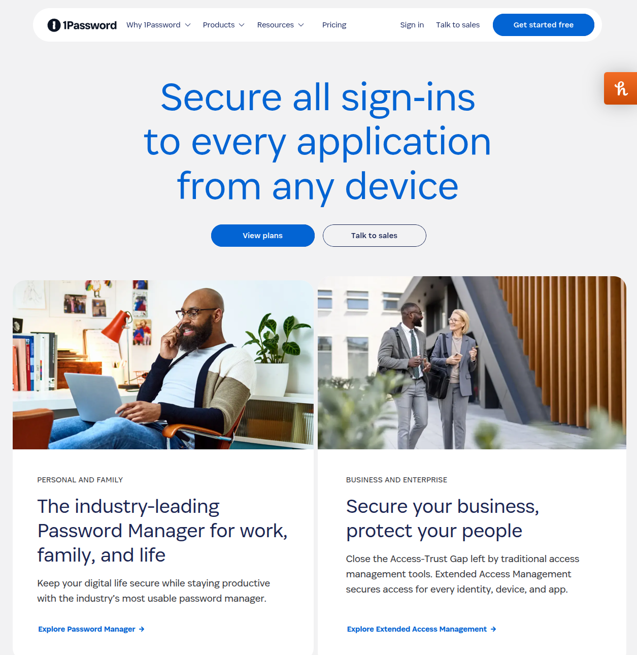 1Password — Encrypted password management and sharing for businesses.